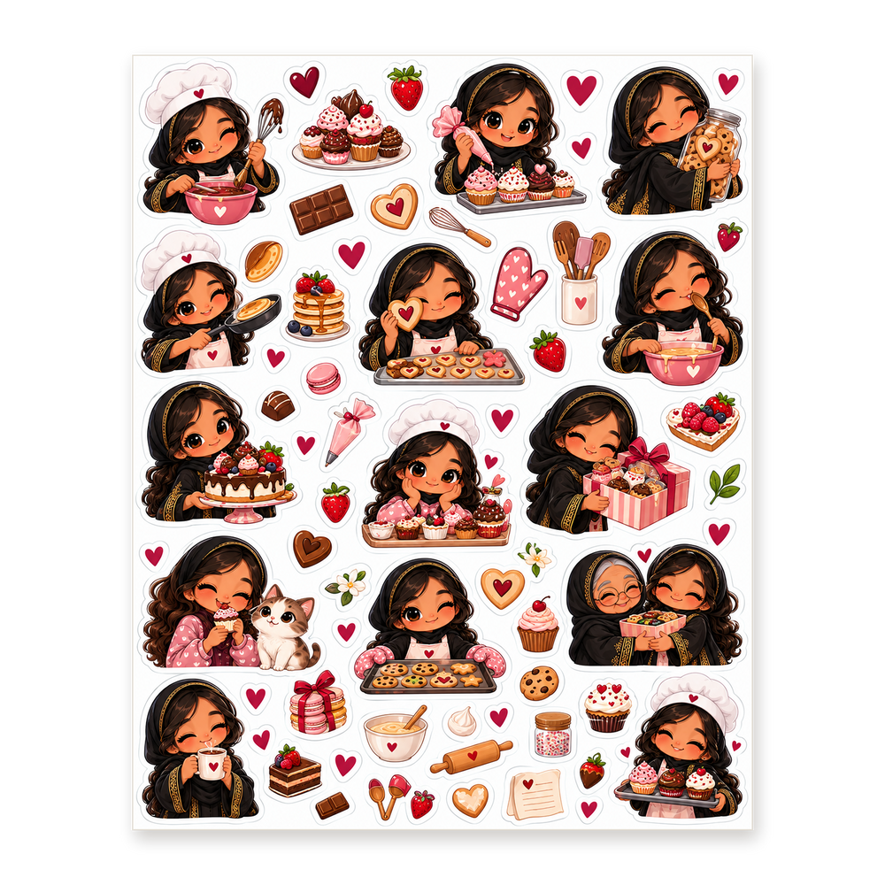 Fattoum Baking Sticker Sheet