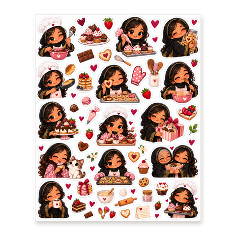 Fattoum Baking Sticker Sheet