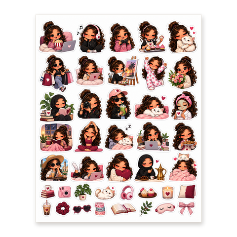 Fattoum Cozy Days Sticker Sheet