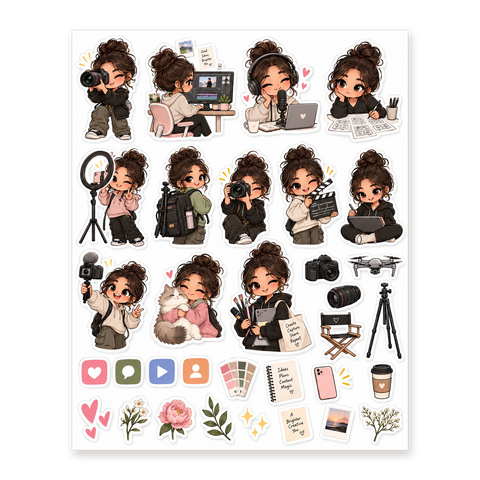 Fattoum Creator Sticker Sheet