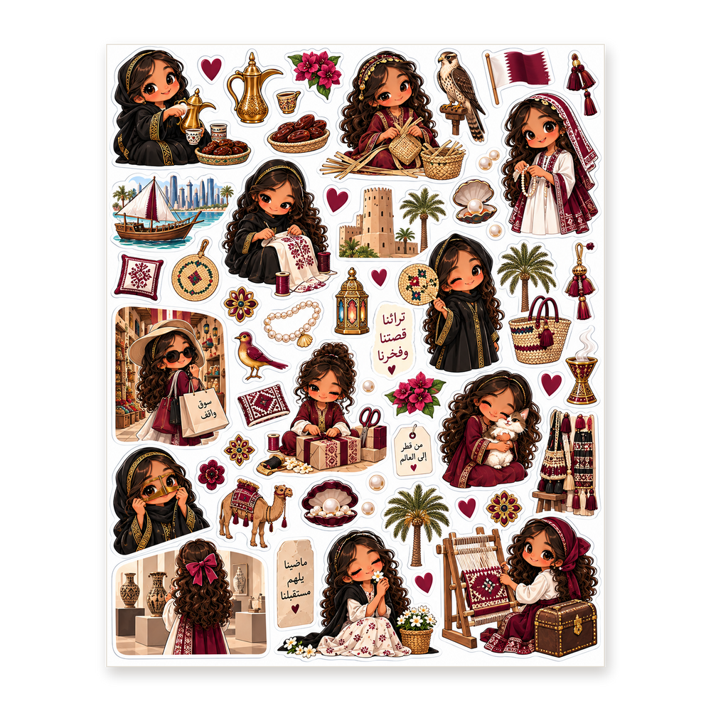 Fattoum Heritage Sticker Sheet